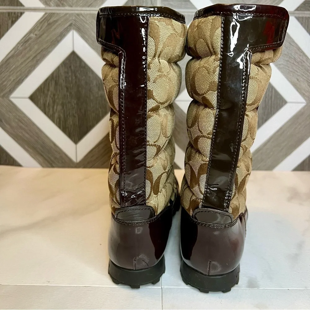 Coach Jordy boots size 5.5 brown